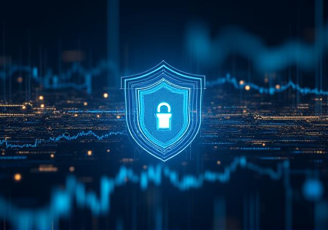 Secure encrypted financial data visualization