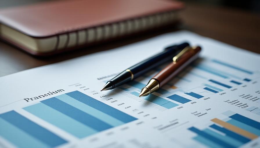 Professional financial consultation setting